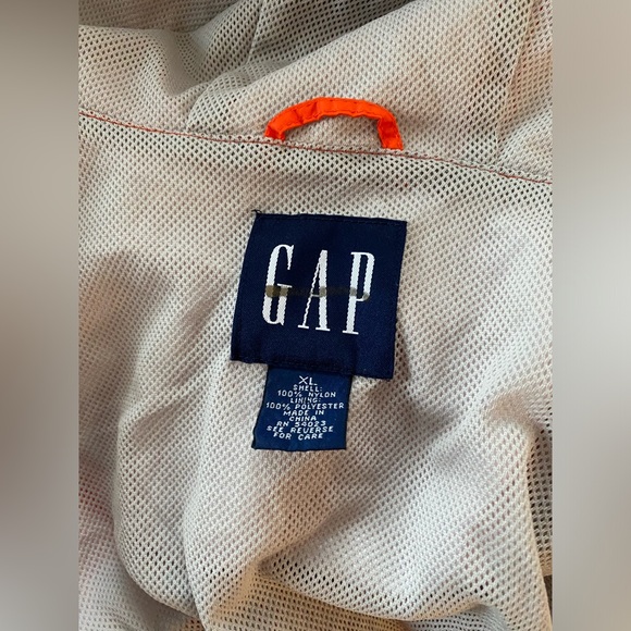 Vintage Gap Nylon Hooded Zip Up Vest  Y2K - Picture 10 of 12